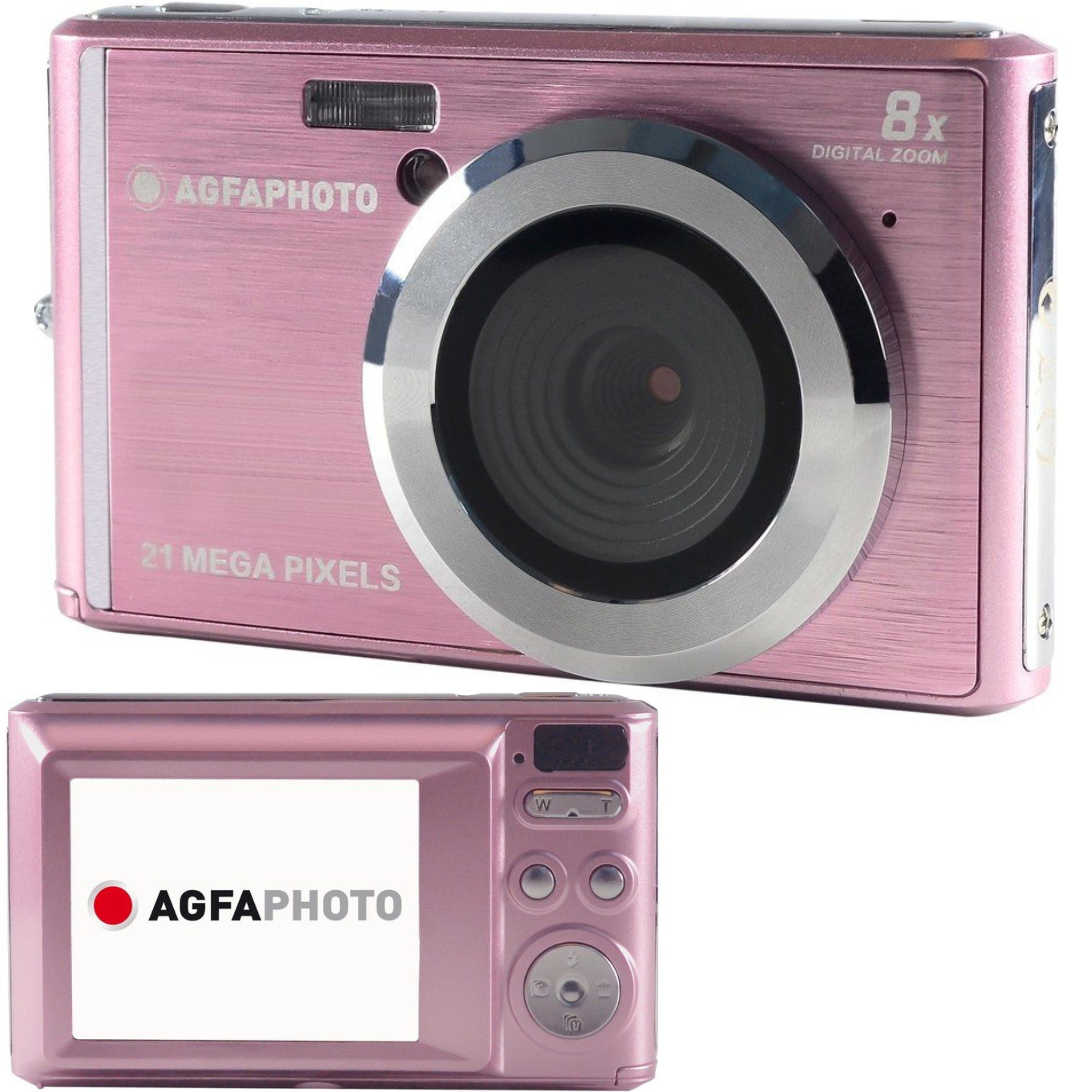 CAMARA AGFA CAMARA DC5200 PINK 21MP ZOOM X8